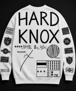 HARDKNOX Trademark Platinum Series White Sweatshirt